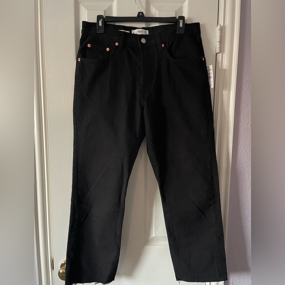 Mango Black Denim Jeans